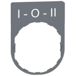 ETIKET MET I-O-II MARKERING