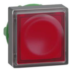 KOP VERL. DRUKKNOP P-LED RD