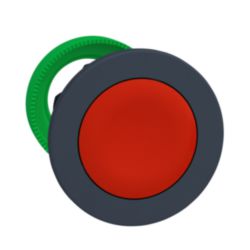 Verzonken drukknop kop rood