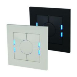 CG SMART DUPLINE 4-VOUDIGE PULSDRUKKER + LED IND. 55X55 MM INBOUW