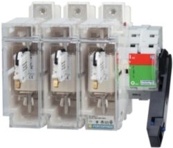 Fuse disconnect switch body 3P 250A for uR fuses class K/110, size 1
