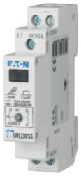 Schakelaar Z, 250VAC, 16 A, Contacten 2M, signaallamp, Breedte 1TE
