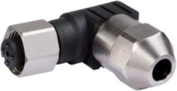 MOSA M12 FEMALE 90° FIELD-WIREABLE (IDC) V2A 4-pol. 0.25…0.5mm²