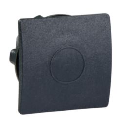 BLINDSTOP ZWART VIERKANT