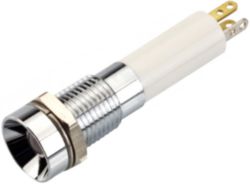 SIGNAALARMATUUR M8 LED 5MM 12VDC HYPER R