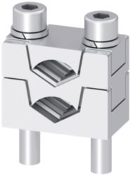 Prism terminal double 2x 70 - 120 mm2, for size NH2 with screw connection