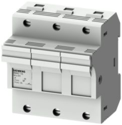 SENTRON, cylindrical fuse holder, 14 x 51 mm, 3-pole, In: 50 A, Un AC: 690 V