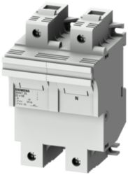 SENTRON, cylindrical fuse holder, 22x58 mm, 1-pole+N, In: 100 A, Un AC: 690 V, LED