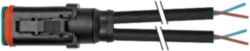 Valve plug MDCY06-4s with cable PUR 2x0.75 gy UL/CSA+drag ch. 3m