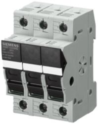 SENTRON, fuse holder, class CC, 3-pole, In: 30 A, Un AC: 600 V