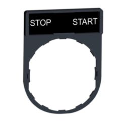 ETIKETHOUDER 30X40 STOP-START