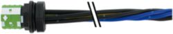 MQ15 female recept. front 600V AC type 3 PE-X-wires 4x2.5 UL 3m