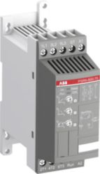 Sofstarter Supply Voltage 100-250V AC In lijn : 3kW/400V 6,8A met Interne by-pass Twee fase geregeld