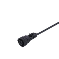 Aansluitkabel met connector female; 2 m; PUR; Materiaal behuizing Hytrel