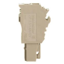 Plug (terminal), Plug-in connection, 2.5 mm², 500 V, 24 A, Number of p