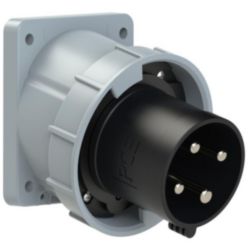 CEE inbouw toestelcontactdoos schuin 63A 4p 7h