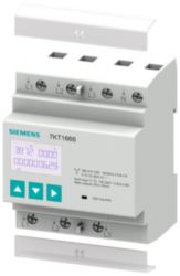 SENTRON 7KT PAC1600 energy meter, 3-phase, 80 A, DIN rail, Modbus RTU, MID