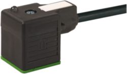 MSUD valve plug A-18mm with cable PVC 3x0.75 bk 15m