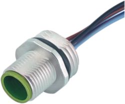 M12 male recept. A-cod. front TPE-wires 8x0.34 0.2m