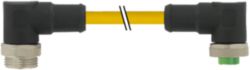 Mini (7/8) 4 pole, Male (Ext.) 90°/Female 90° TPE 4x16AWG ye , TC-ER