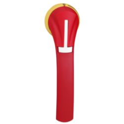 Draaibediening - Direct/Voorkant - Rood/Geel - IP65 - Acc. TeSys GS 63