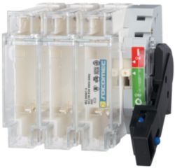 Fuse combination switch body 3P 50A for cylindrical fuse size 14x51. N
