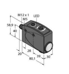 Foto-elektrische sensor, Kleurmarkeringssensor, Met schakeluitgang