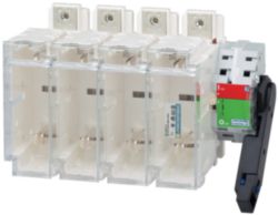Fuse combination switch body 4P 250A, knife-edge size 1 Direct operati