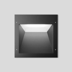 Plafond- en wandinbouwarmatuur, voor binnen- en buiten, Grafiet 3000 K