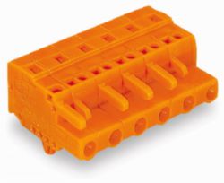 1-draads female steker CAGE CLAMP® 2,5 mm² oranje