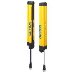 Safety sensor, F3SG-R Advanced, Type 2, 14 mm resolution, range 0.3 to 10.0 m, height 160 mm, PNP/NPN
