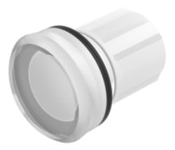 indicator helder, transparente lens, rondom zichtbaar, kunststof body