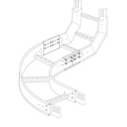 Koppelset hulpstuk RVS316 H150