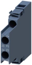 Auxiliary switch lateral, 1 NO+1 NC, current paths: 1 NC, 1 NO for mot