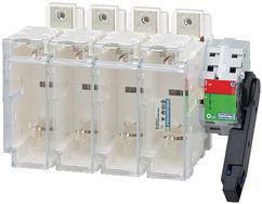 Fuse combination switch body 4P 400A, knife-edge size 2 Direct operati