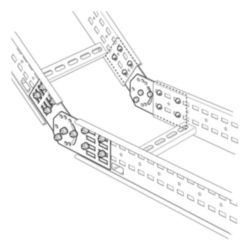 Scharnierkoppelset 2st RVS316 H150