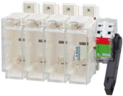 Fuse combination switch body 4P 125A for cylindrical fuse size 22x58.