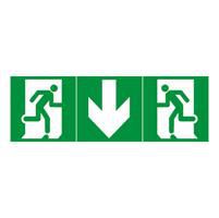 Label Running man 100 x 200 mm