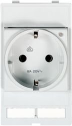 MODLINK MSDD SOCKET INSERT GERMANY 250VAC/16A with LED yellow