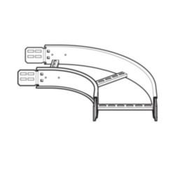 Bochtstuk RVS316 B150 H125 90gr
