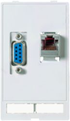 FR.MODUL 9POLE / +RJ45/45-GESCH.