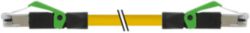RJ45 male 0°/RJ45 male 0° PUR 1x4xAWG22 shielded ye+dragch 45m
