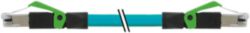 RJ45 male 0°/RJ45 male 0° PUR 1x4xAWG22 shielded bu+dragch 13m