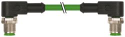 Bus cable, 10 m, for PROFINET, 4-core, shielded, with 2x M12 D-coded