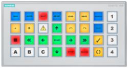 SIMATIC HMI KP32F PN, Key Panel, 32 short-stroke keys with multi-color