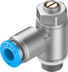 GRLA-1/8-QS-6-D one-way flow control valve