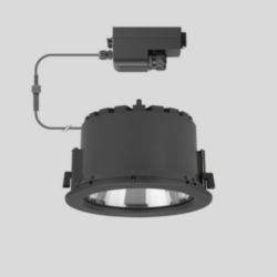 LED-Kompakttiefstrahler, für den Innen- & Außenbereich, Grafit 3000 K