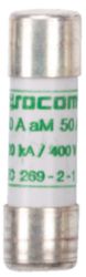 Cylindrical fuse aM type 12A 690Vac size 22x58