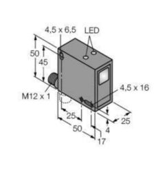 Opto-sensor, diffuse sensoren, voor de kleuranalyse