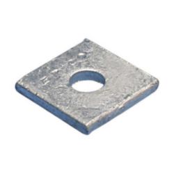 Square Channel Washer, Steel, HD, 13 mm Hole